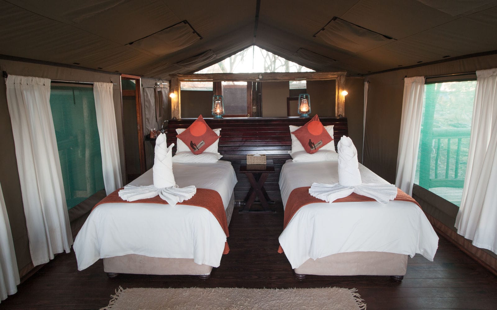 Twin room at Moremi Crossing - en suite tents