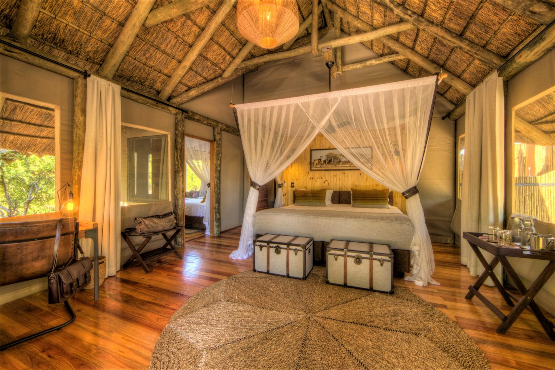 Room interior Dinaka - Kalahari - Botswana