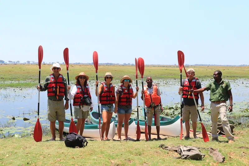 Canoeing - Chobe Elephant Camp